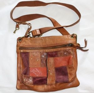 Fossil Patchwork Crossbody Bag